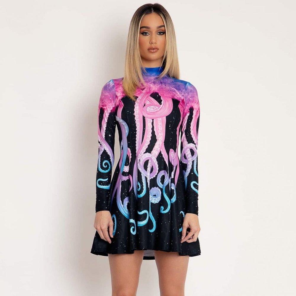🐙 ISO 🌟 Blackmilk Space Tentacles Dress 🐙